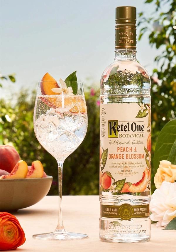 Ketel One Botanical Peach & Orange Blossom Spritz