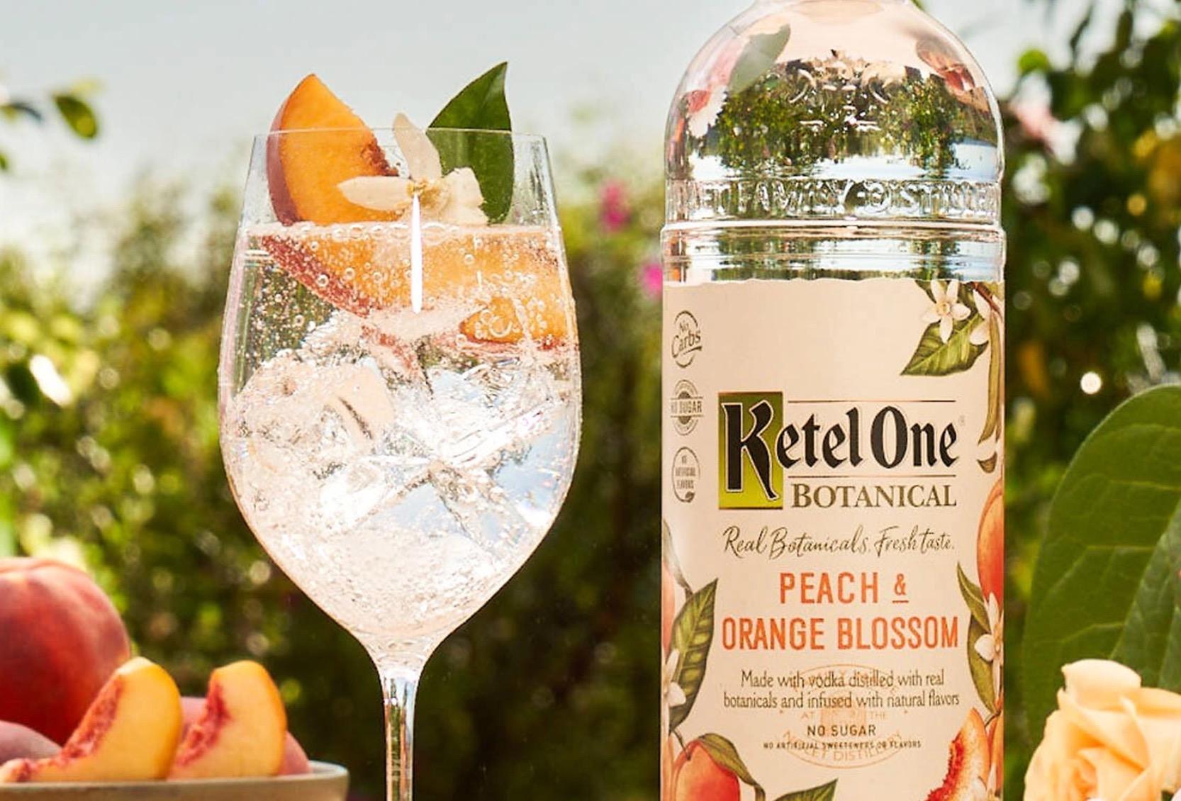 Ketel One Botanical Peach & Orange Blossom Spritz